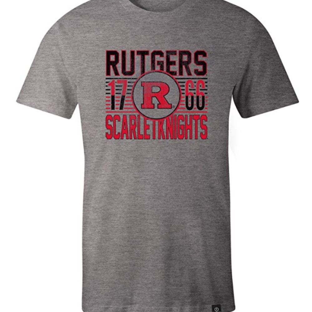 NCAA Rutgers Scarlet Knights Adult NCAA Retro Tee